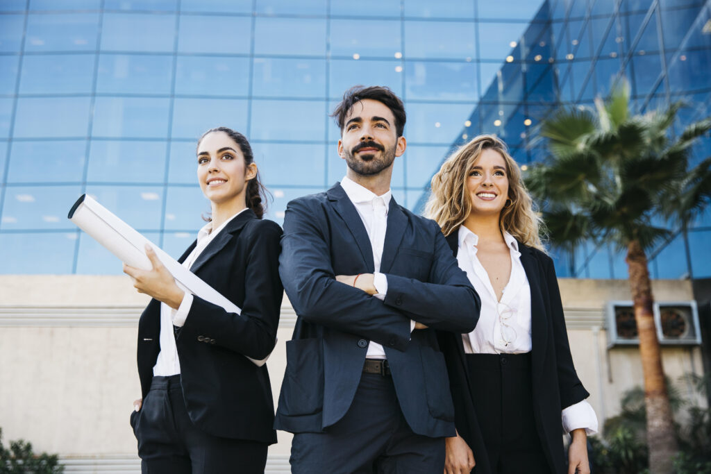 three employee after a corporate wellness workshop